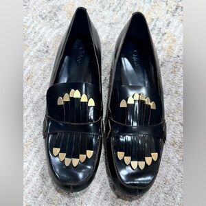 Vintage Chloe Black Leather Flats